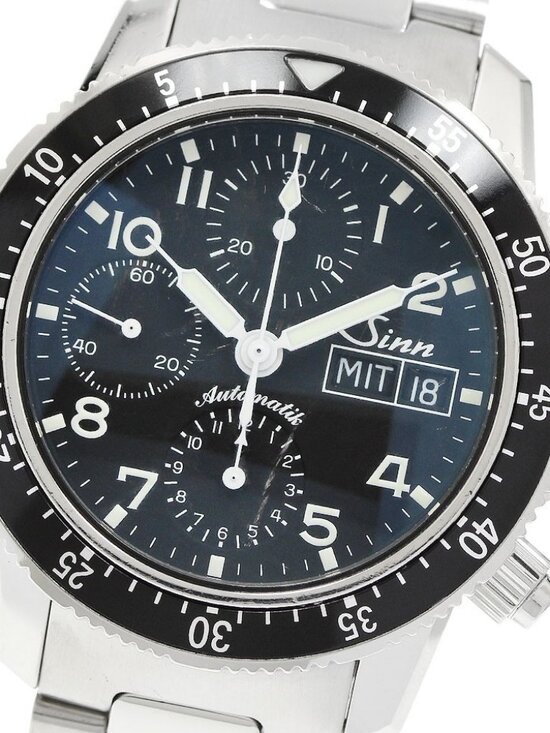 Sinn 103.B.SA.AUTO Chronograph day date black Dial Automatic Men\'s Watch_953617 main image 8